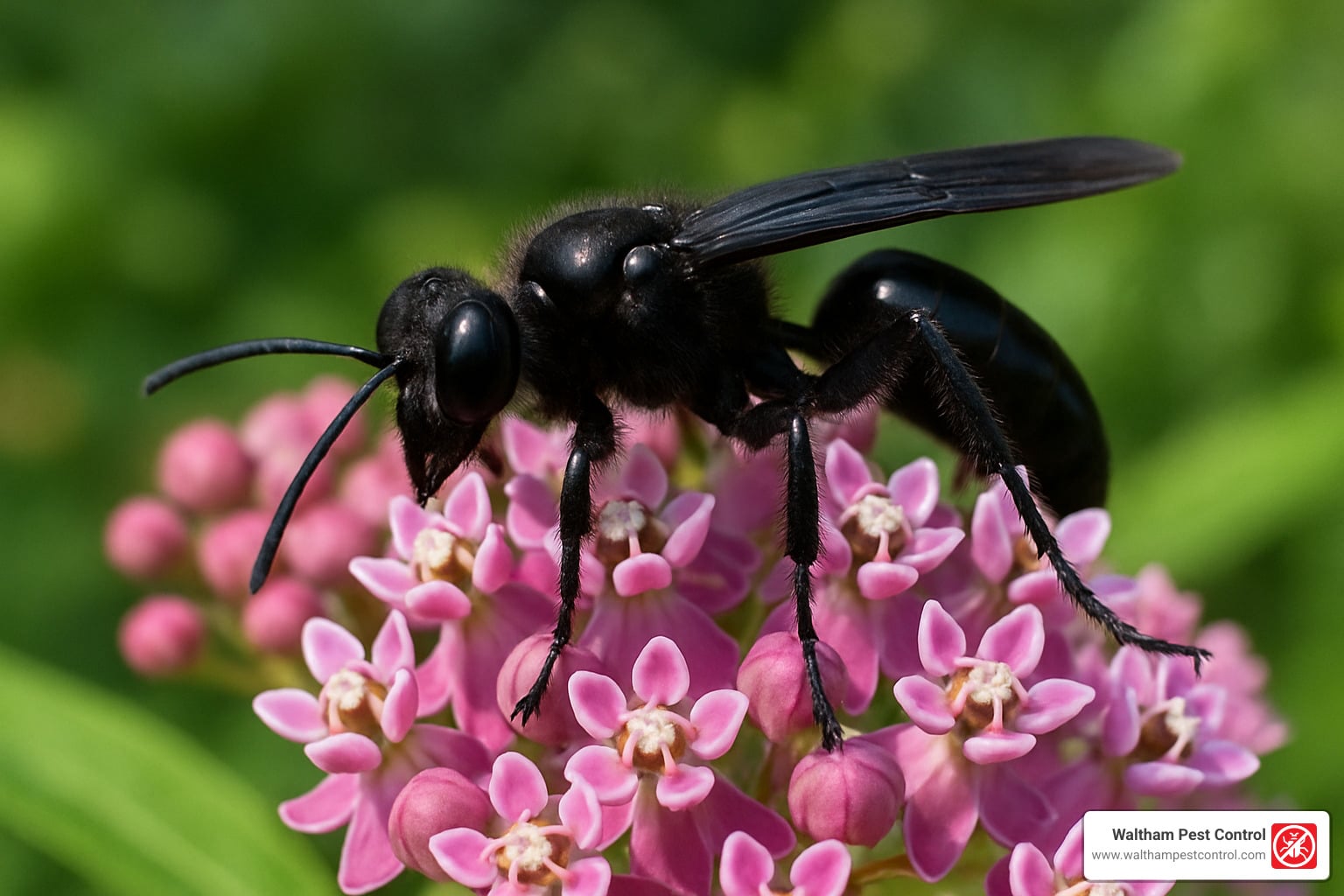 The Great Imposter: Identifying Big Black Bugs That Resemble Wasps