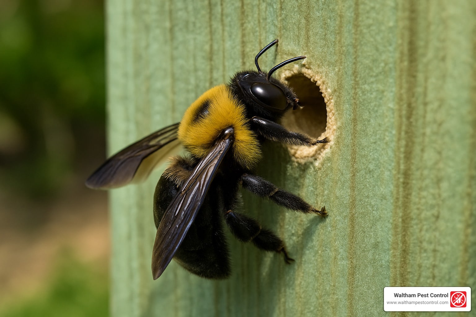 Why Carpenter Bees Love (and Hate) Pressure Treated Wood
