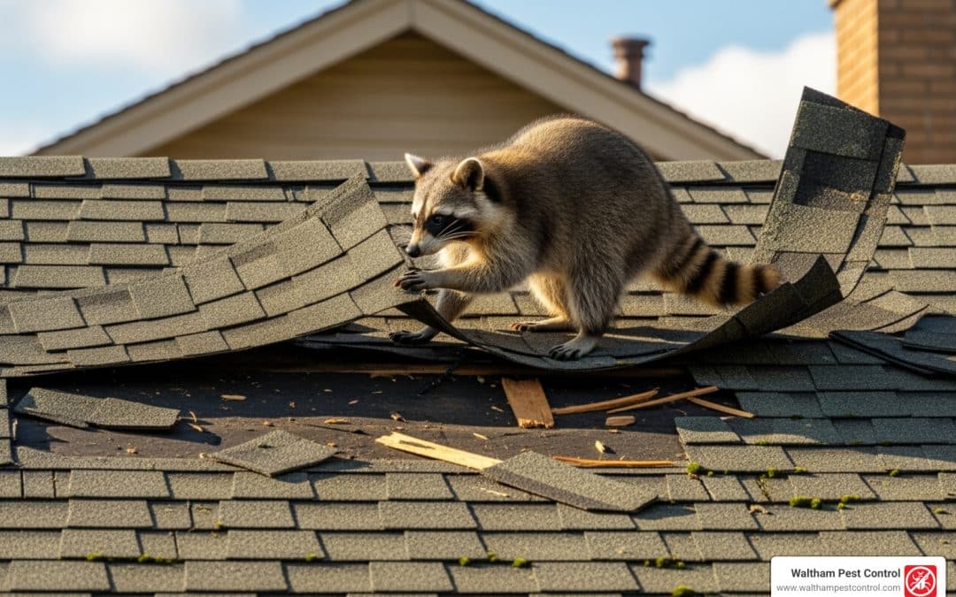 Repairing Your Roof After a Raccoon Attack